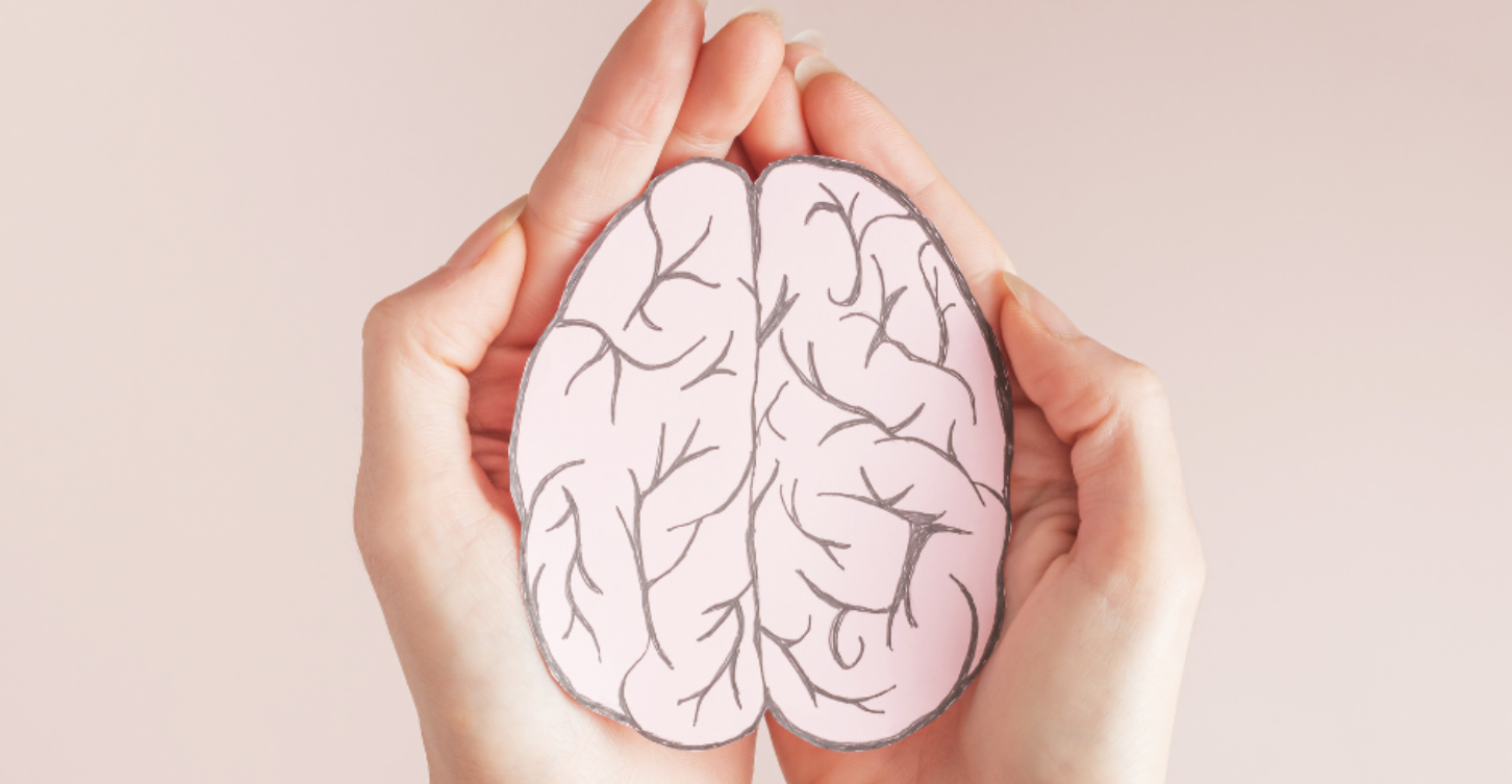 brain in hands