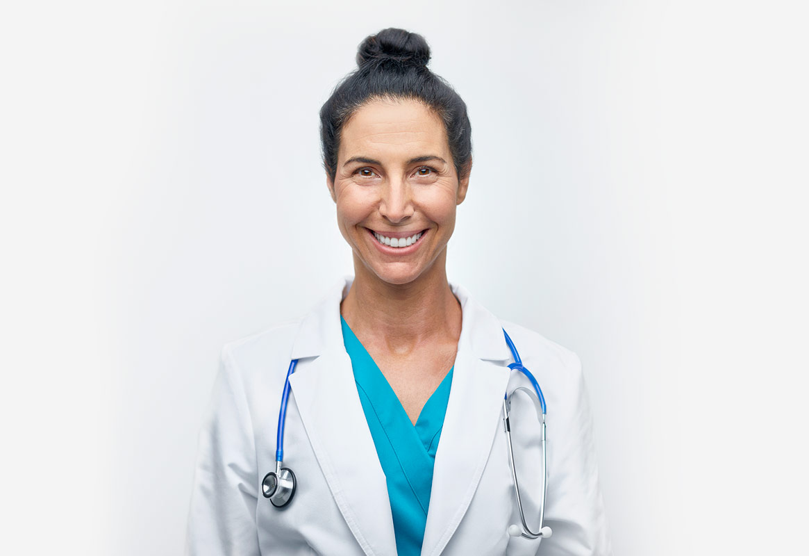 Doctor smiling