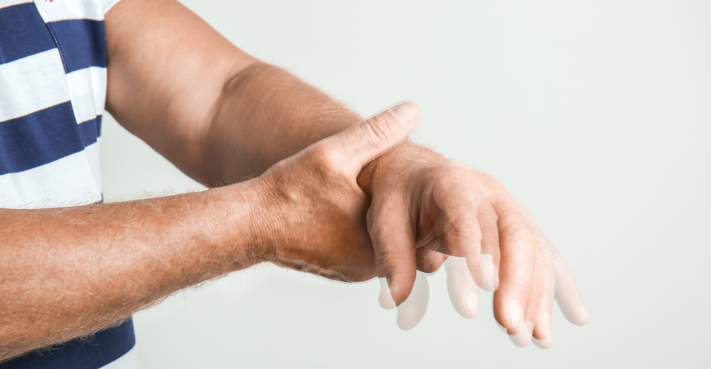 arm with tremors