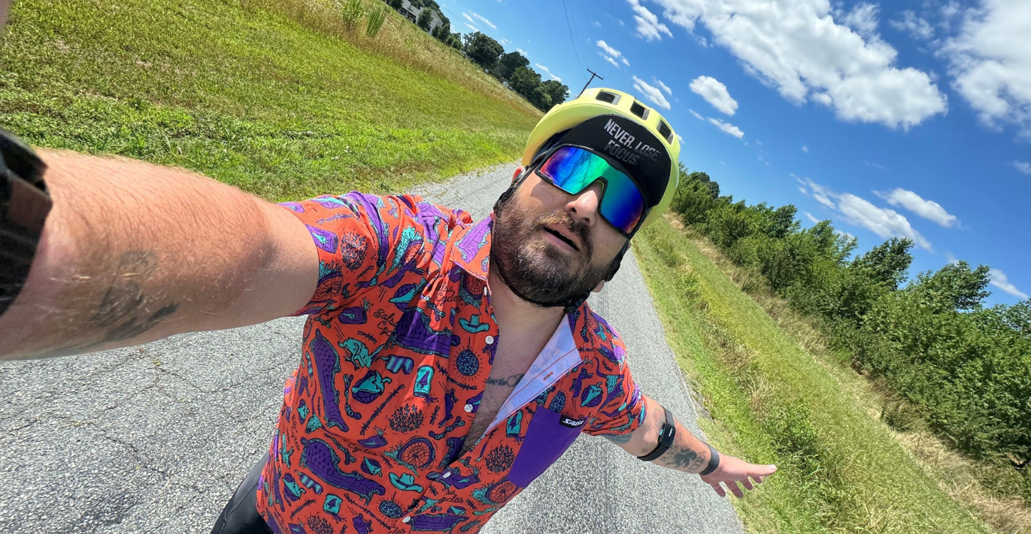 Mathew Dominguez biking