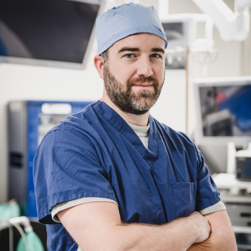 Dr. Jarrard in the operating room