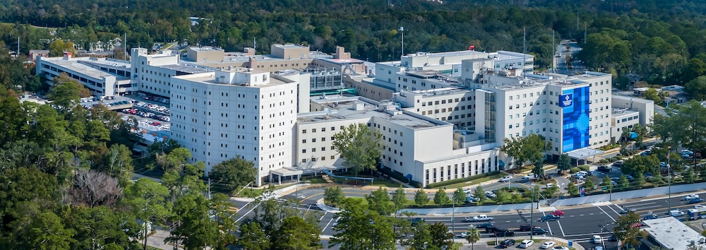 Aerial Front of Hospital
