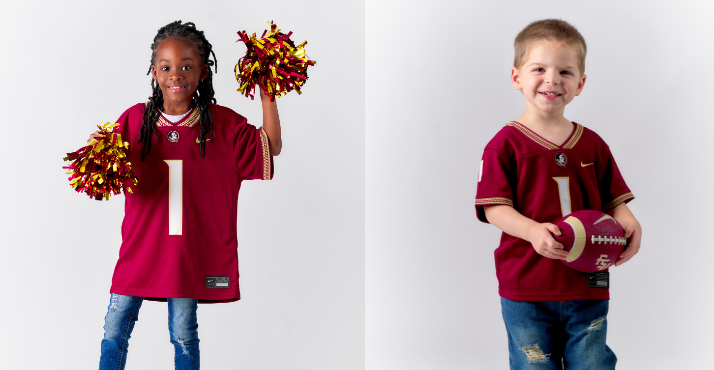 Two Kickoff Kids posing