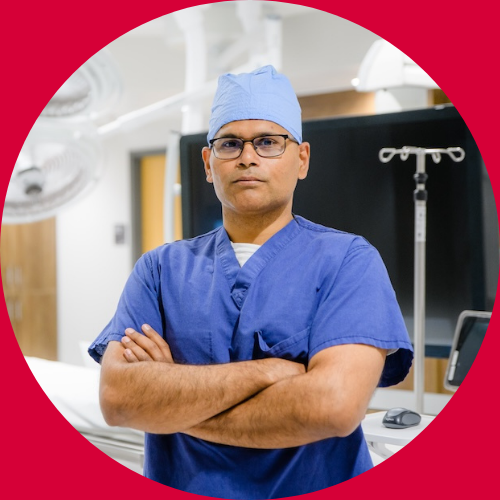 Dr. Bavikati in EP Lab