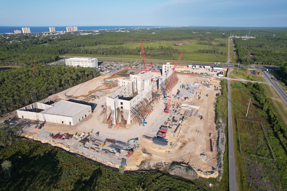 Construction site of new hospital in Panama City Beach