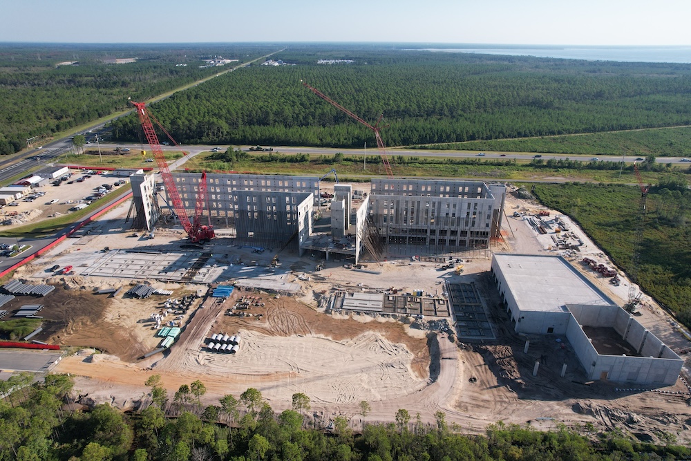 Construction site of new hospital in Panama City Beach