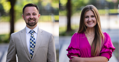 Headshots of Dr. Stengel and Dr. Hall
