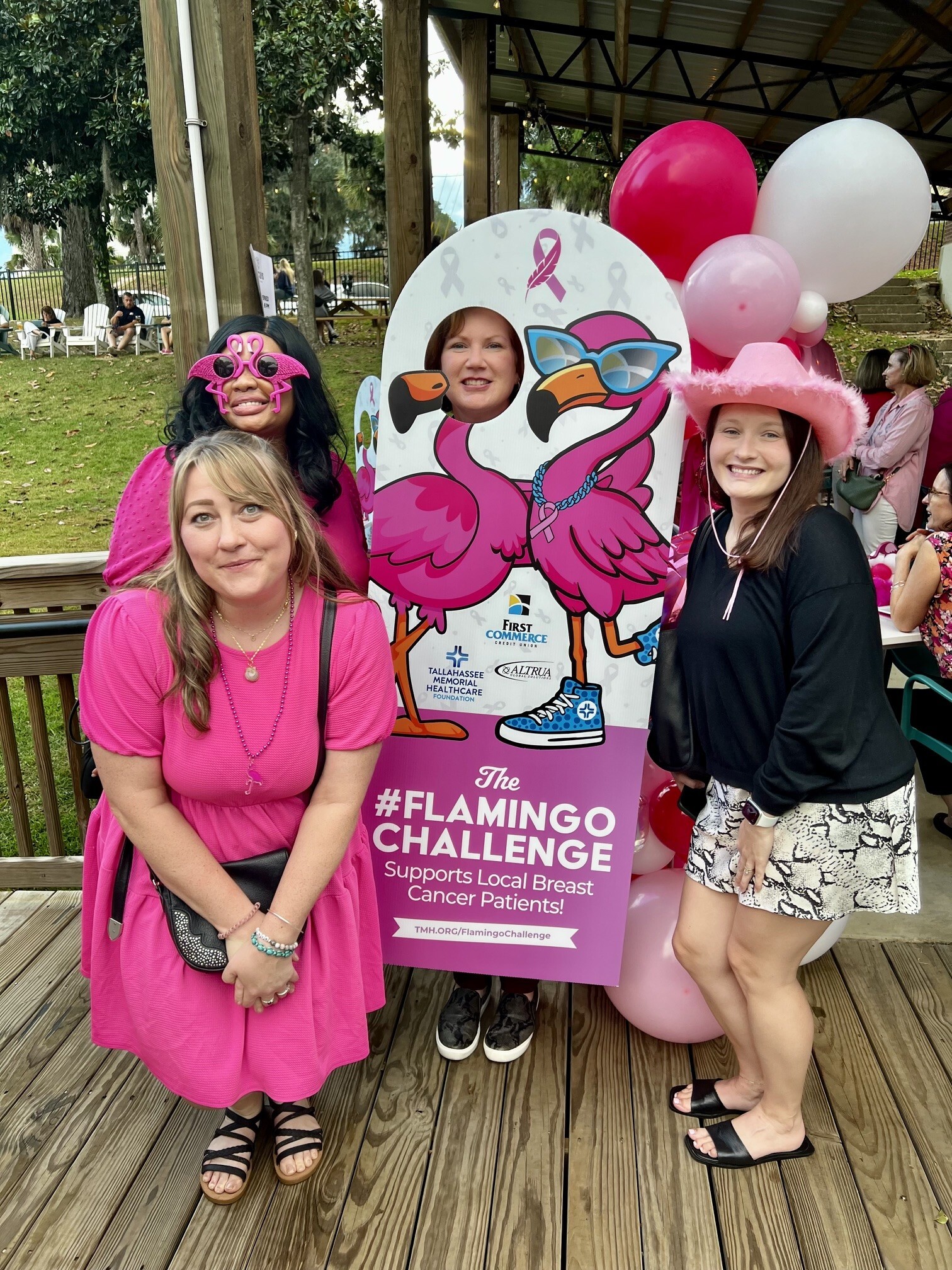 Community participation in the Flamingo Challenge fundraiser