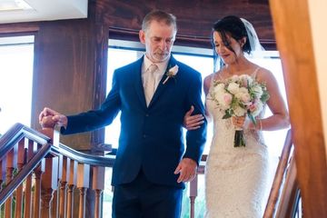 larry at his daughter's wedding