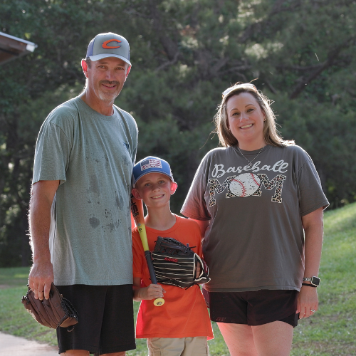 Lindsey and her family