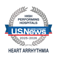 High-Performing Hospital in Heart Arrhythmias seal